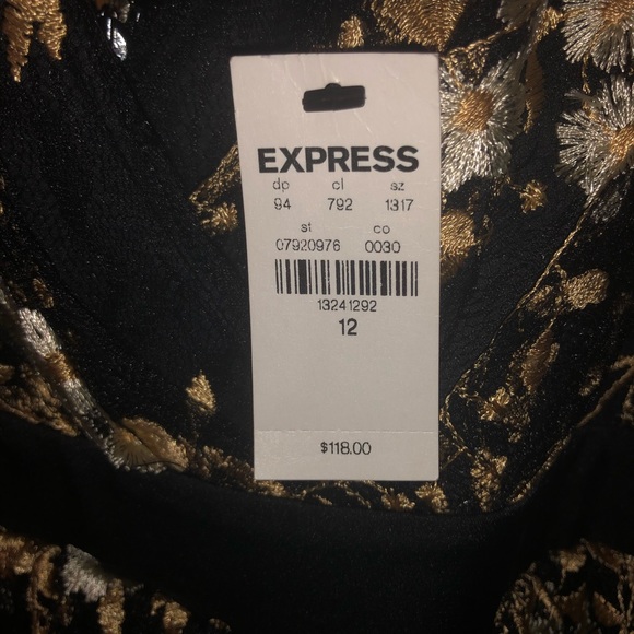 Fit and Flare Floral Embroidered Dress - Picture 2 of 3